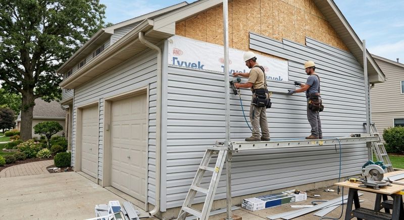 Garage Siding Installation in Kenosha County, WI